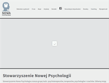Tablet Screenshot of nowapsychologia.com